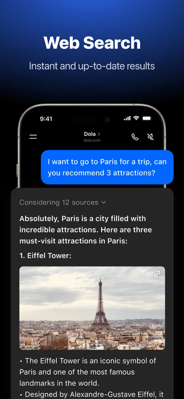 Dola: Smart AI Assistant screenshot 3